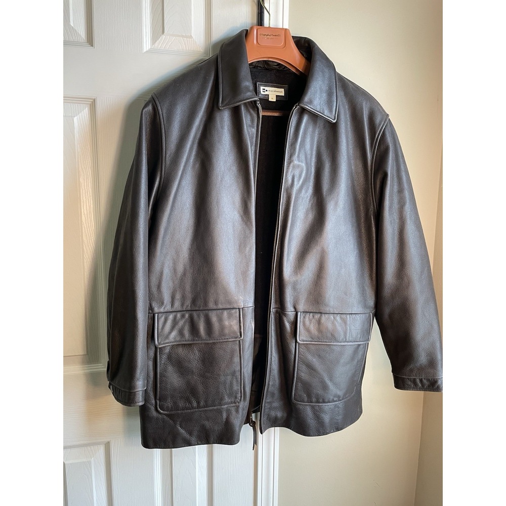 Motorcycle Wilke Rodriguez Leather XL Jacket Brown Vintage Genuine Wool Lining
